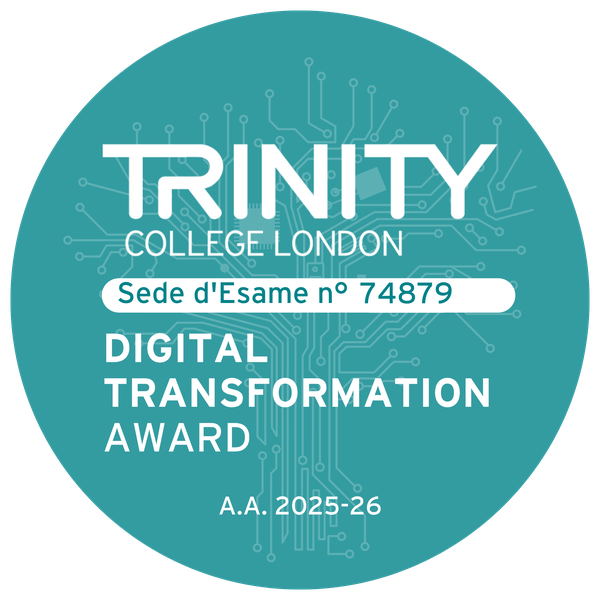 Trinity Digital Transformation Award, sede d'esame n. 74879, anno accademico 2025-26